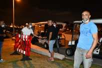 بالصور: استعدادات لإقامة صلاة عيد الأضحى في متنزه العجمي بيافا 